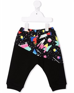 Спортивные брюки с геометричным принтом Balmain kids
