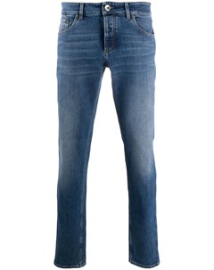 Узкие джинсы средней посадки Brunello cucinelli