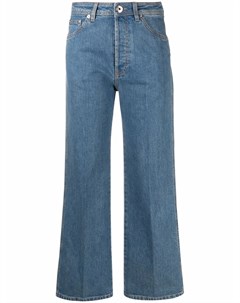 Прямые джинсы с вышитым логотипом Lanvin