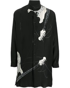 Длинная рубашка с принтом Yohji yamamoto