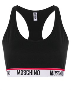 Спортивный бюстгальтер с логотипом Moschino