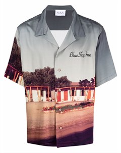 Рубашка с короткими рукавами и фотопринтом Blue sky inn