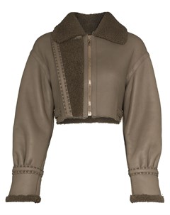 Укороченная куртка с объемными рукавами Fendi