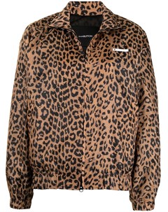 Куртка с длинными рукавами и леопардовым принтом Pushbutton