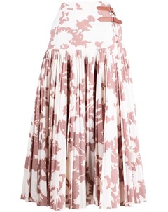 Плиссированная юбка с цветочным принтом Jonathan simkhai
