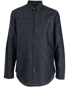 Джинсовая рубашка с контрастной строчкой Armani exchange