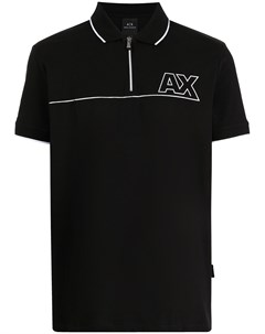 Рубашка поло с нашивкой логотипом Armani exchange