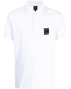Рубашка поло с нашивкой логотипом Armani exchange