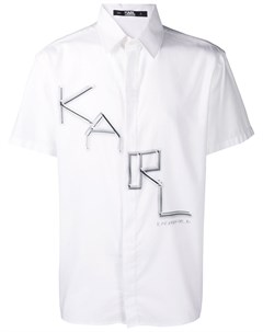 Рубашка с логотипом Karl lagerfeld