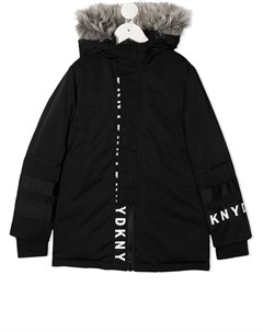 Пальто с логотипом Dkny kids