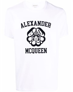 Футболка с логотипом Alexander mcqueen