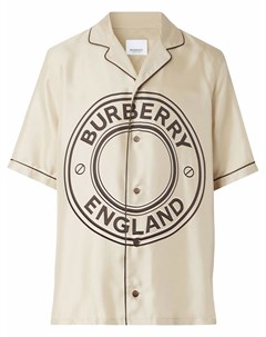 Рубашка с короткими рукавами и логотипом Burberry