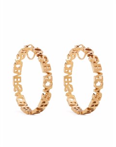 Серьги кольца с логотипом Versace