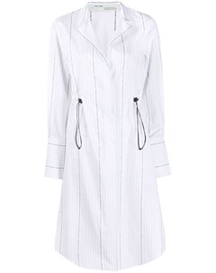 Платье рубашка в полоску с кулиской Off-white