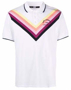 Рубашка поло с полосками и логотипом Karl lagerfeld