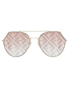 Солнцезащитные очки с монограммой Fendi eyewear