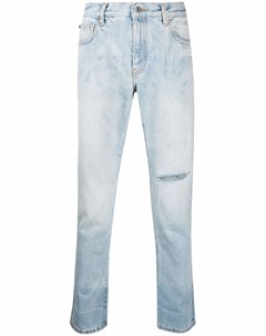 Прямые джинсы с эффектом потертости Off-white