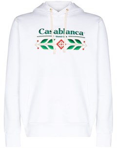 Худи Laurel из органического хлопка с вышитым логотипом Casablanca