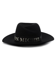 Шляпа федора Virginie с логотипом Maison michel