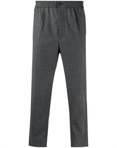 Укороченные брюки с эластичным поясом Ami paris
