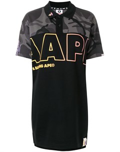 Рубашка поло с камуфляжным принтом и логотипом Aape by *a bathing ape®