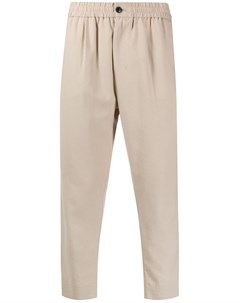 Укороченные брюки с эластичным поясом Ami paris