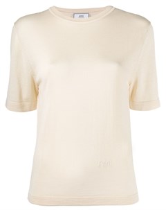 Трикотажная футболка с короткими рукавами Ami paris