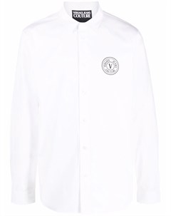 Рубашка с логотипом Versace jeans couture