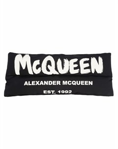 Шарф с кулиской и логотипом Alexander mcqueen