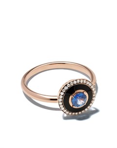 Золотое кольцо Mina с бриллиантами и сапфирами Selim mouzannar