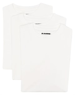Комплект из трех футболок с логотипом Jil sander