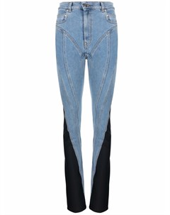 Узкие джинсы Spiral с завышенной талией Mugler
