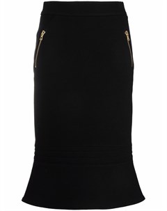 Шерстяная юбка Couture Moschino