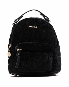 Бархатный рюкзак с логотипом Abel & lula