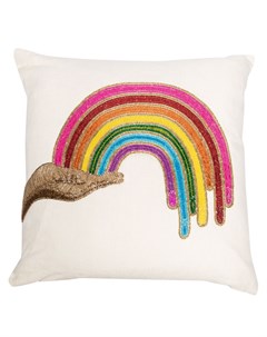 Подушка Rainbow Hand с вышивкой бисером Jonathan adler