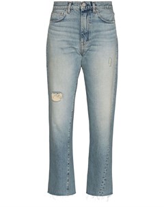 Укороченные джинсы с прорезями Totême