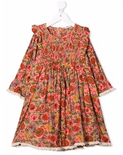 Платье со сборками и цветочным принтом Bytimo kids