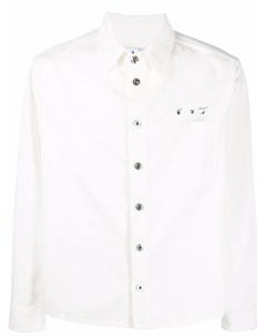Джинсовая рубашка с принтом Caravaggio Off-white