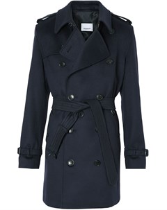 Двубортное пальто с поясом Burberry