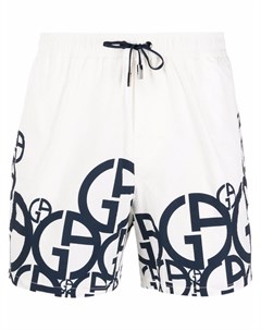 Плавки шорты с логотипом Giorgio armani
