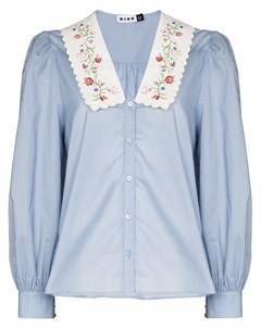 Блузка Lila с цветочной вышивкой Rixo