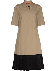 Платье рубашка длины миди со складками Commission