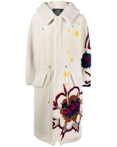 Пальто с кулиской и цветочным принтом Mr & mrs italy