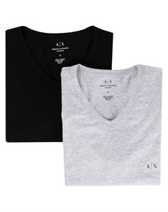 Комплект из двух футболок с логотипом Armani exchange