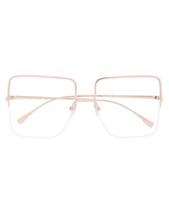Солнцезащитные очки в квадратной оправе с логотипом Fendi eyewear