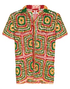 Рубашка Manchester Crochet с короткими рукавами Bode