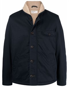 Шерстяная куртка рубашка с V образным вырезом Universal works