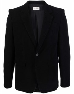 Однобортный вельветовый пиджак Saint laurent