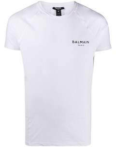 Футболка с короткими рукавами и логотипом Balmain