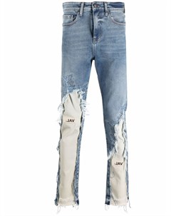 Узкие джинсы с прорезями Val kristopher